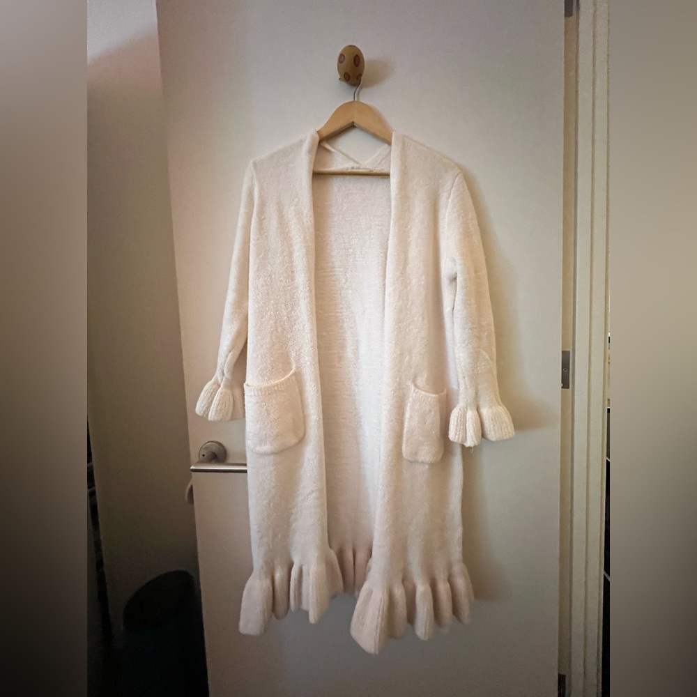 Gelato pique Smoothie' Frill Long Cardigan women